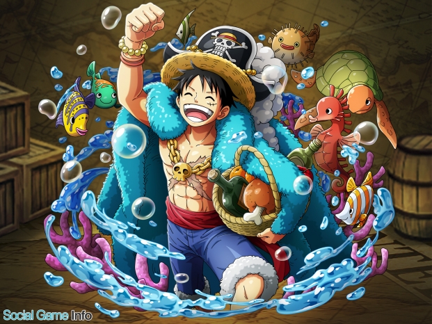 バンナム One Piece トレジャークルーズ でone Piece周年記念フェスを明日開催 特別衣装の ルフィ ウソップ フランキー ロビン が一足早く登場 Gamebiz