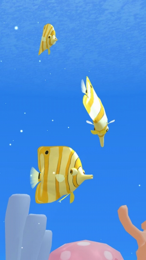 インディーデベロッパーのstar Spiral さかなのすみか をios向けに配信 エサやりだけで進化する魚育成ゲーム Gamebiz