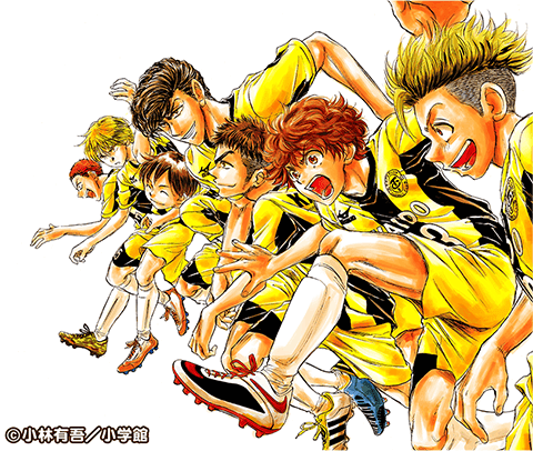Konami 実況パワフルサッカー で本格派サッカー漫画 アオアシ とのコラボが決定 主人公の 青井 葦人 ら人気キャラが登場 Gamebiz