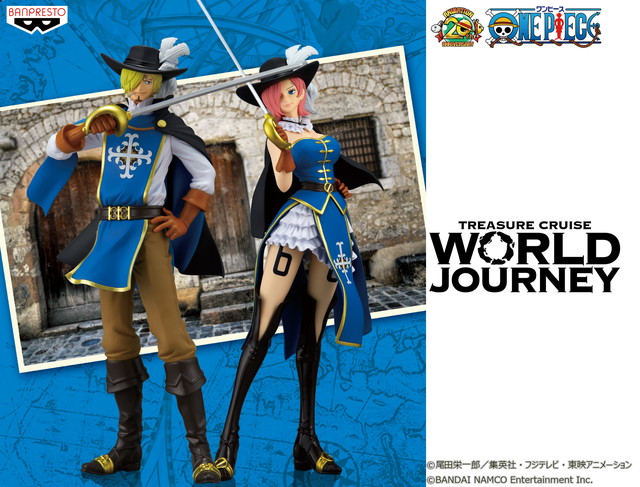 Bandai Spirits One Pieceトレクル コラボとして騎士団衣装 サンジ レイジュ がプライズフィギュアで展開 ゲーム内で連動ガシャも Gamebiz