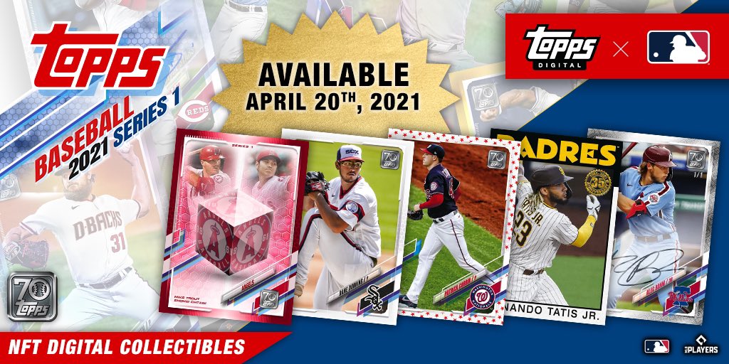 米トレーディングカード大手「Topps」、MLBカードでNFT参入 4月20日