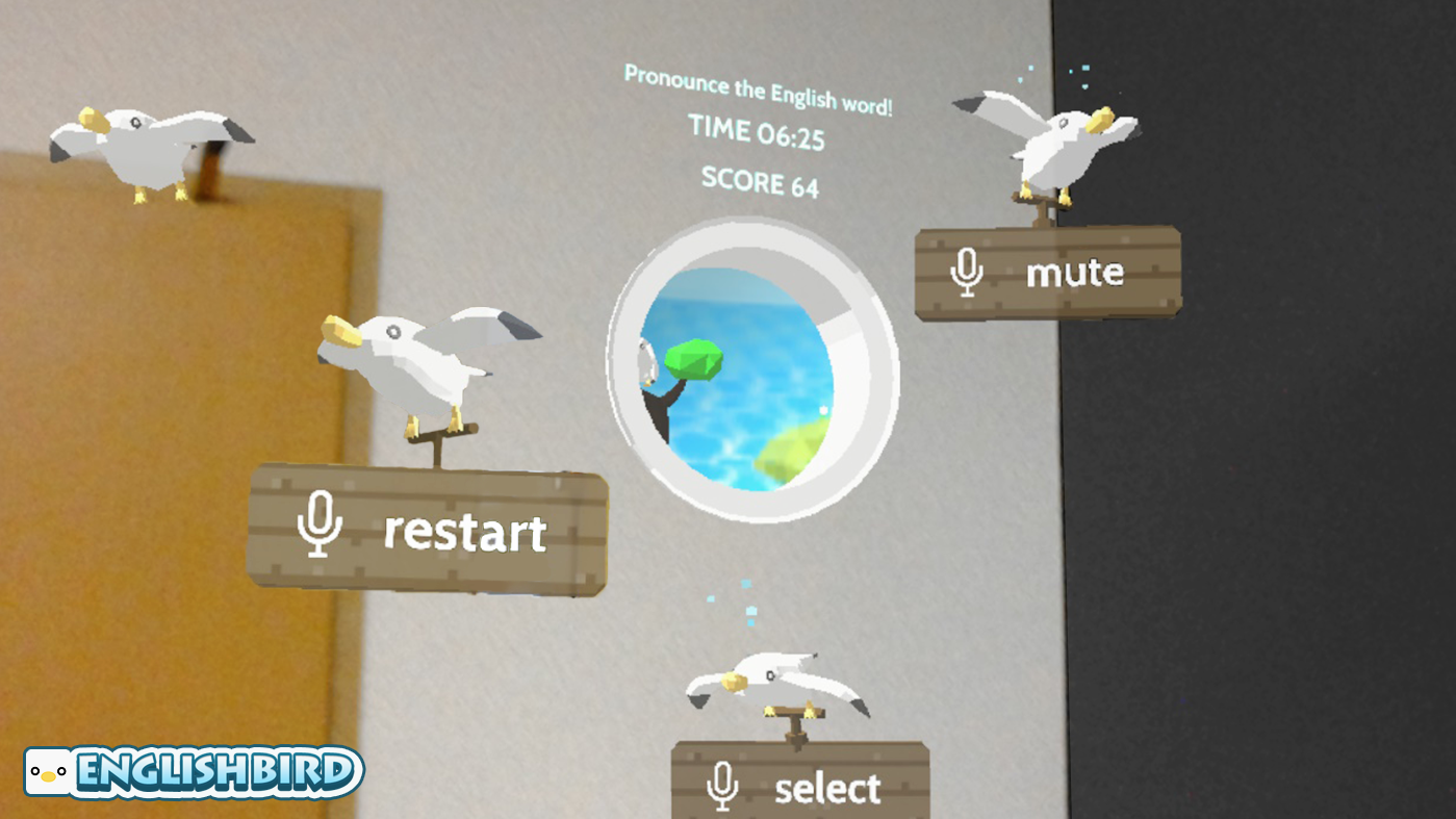 Vird Hololens対応ゲーム English Bird をwindowsstoreでリリース 英語の発音を楽しみながら身につけよう Gamebiz