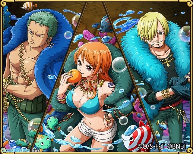 バンナム One Piece トレジャークルーズ で One Piece 周年記念フェス を24日より開催 特別衣装のゾロ サンジらがボイス付きで登場 Gamebiz