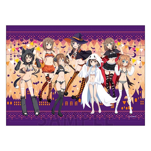 劇場版 ハイスクール・フリート　特大ダイカットアクリルボード　ハロウィンver. 劇場版 ハイスクール・フリート 特大ダイカットアクリルボード