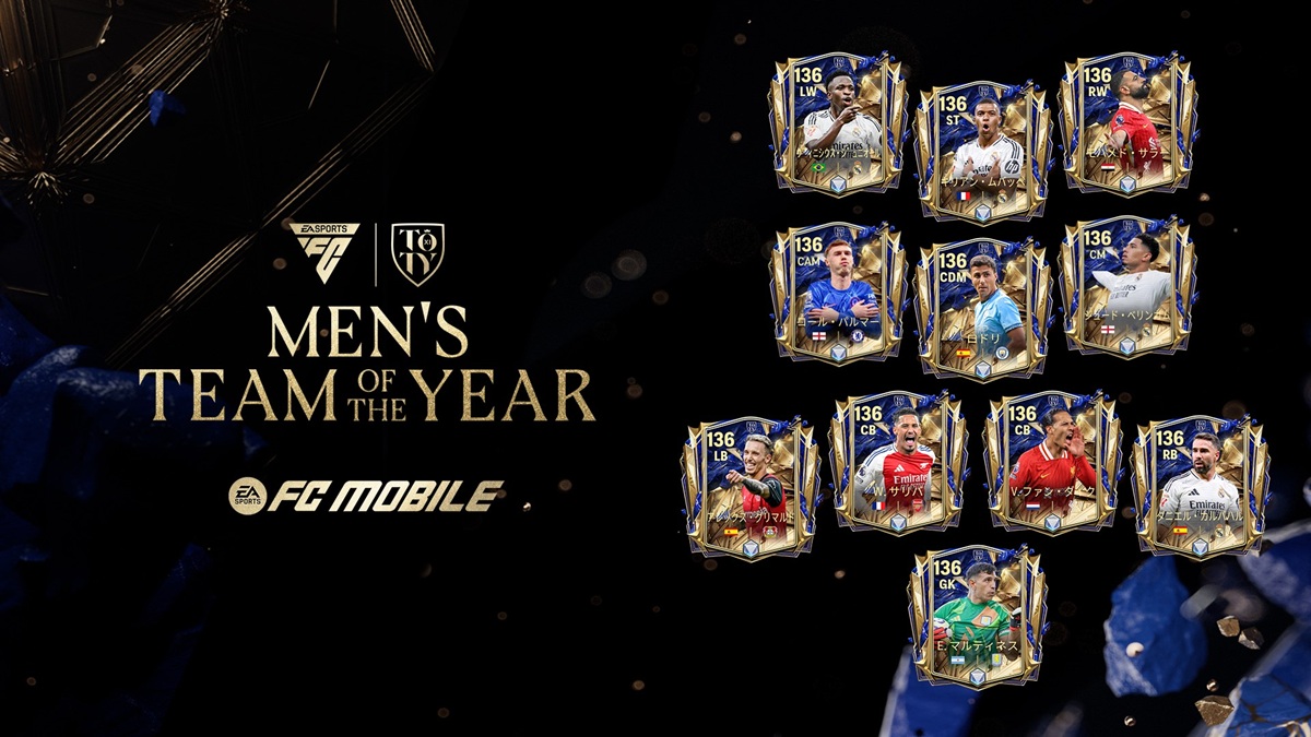 Nexon 持有“EA SPORTS FC MOBILE”中通過玩家投票選出的年度最佳選手團隊“TOTY25（Team Of The Year）”