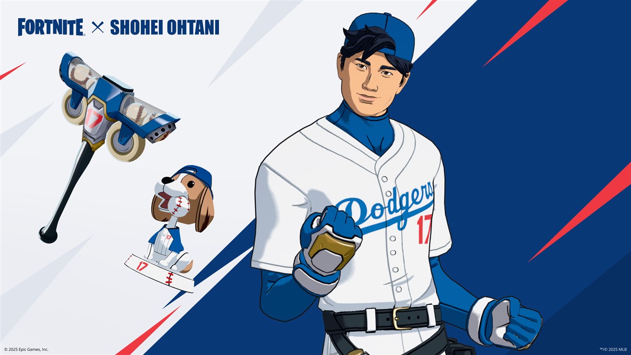 Epic Games的第一位MLB球員Otani Shohei出現在Fortnite的偶像系列中