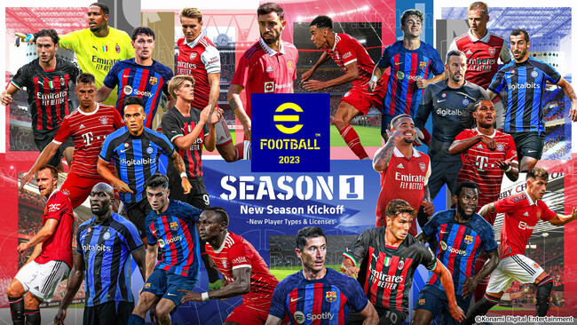 KONAMI、『eFootball 2023』に「FC バルセロナ」を含む4つのClub Pack