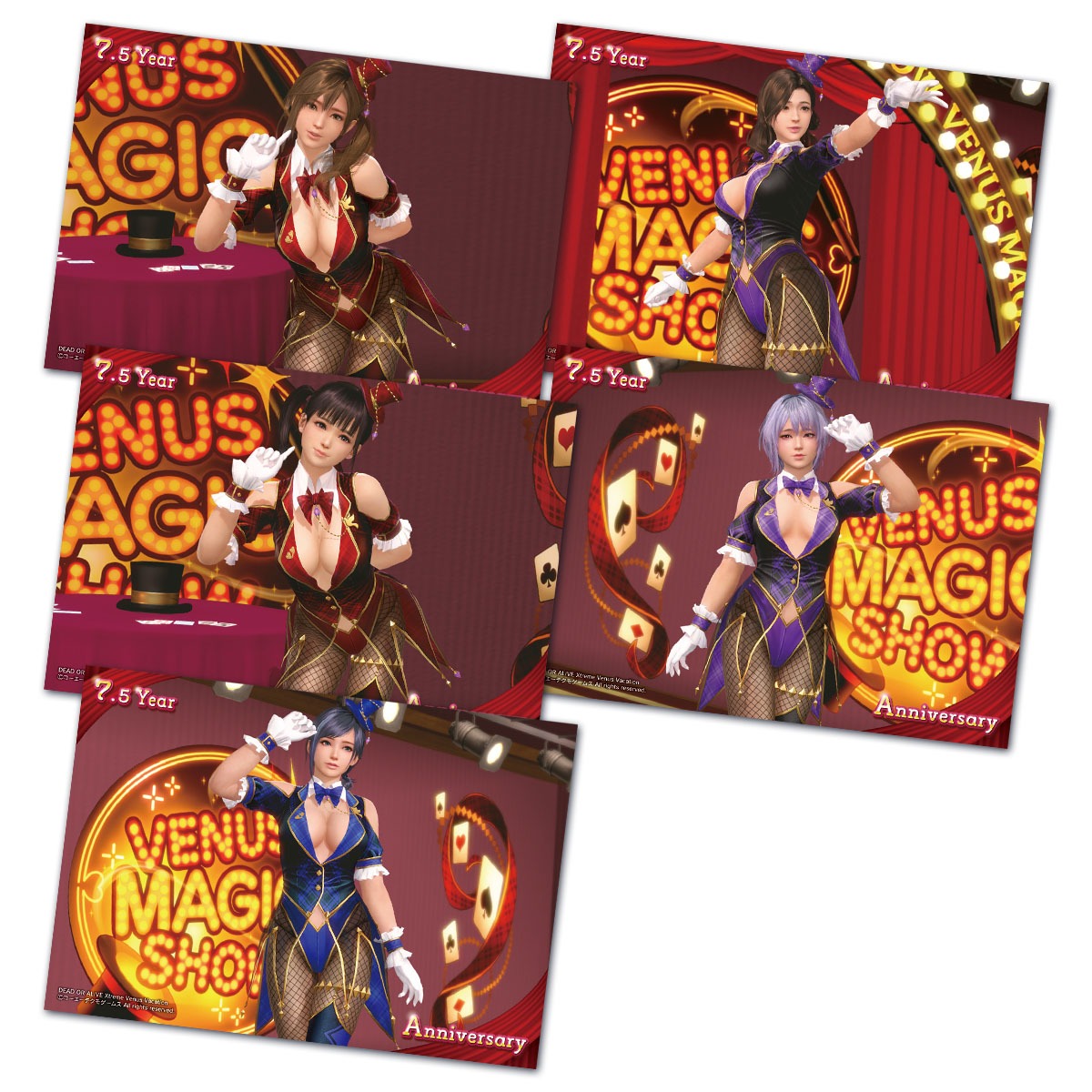 DOAXVV7.5周年記念くじ　BIGアクリルスタンド かすみ&あやね DOAXVV7.5周年記念くじ BIGアクリルスタンド かすみ&あやね