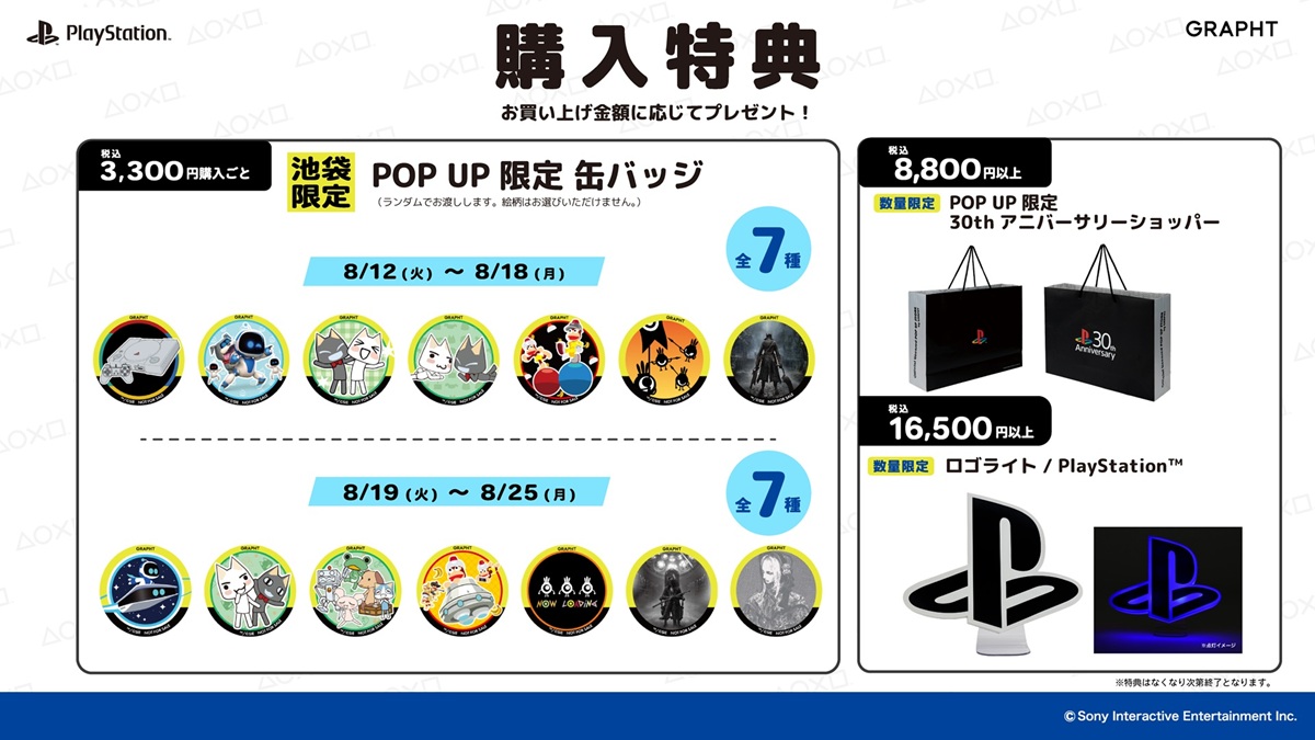 教育番組　ポップアップショップ グッズセット PlayStation(TM) 公式ライセンス商品を揃えた『GRAPHT