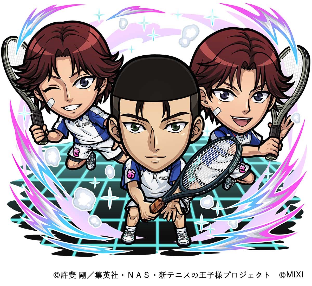 MIXI、『共闘ことばRPG コトダマン』でアニメ「新テニスの王子様