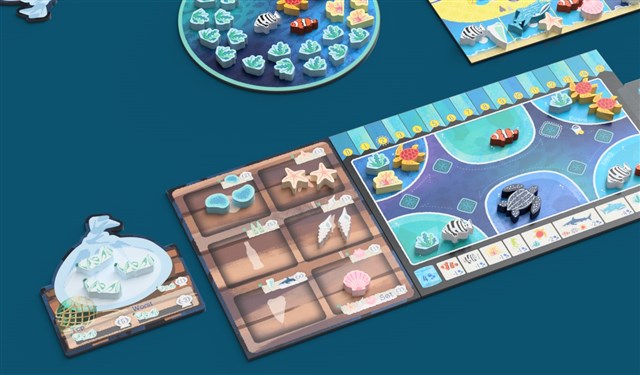 うちばこや、ボードゲーム『Aqua Garden』の大型拡張セット『Beach