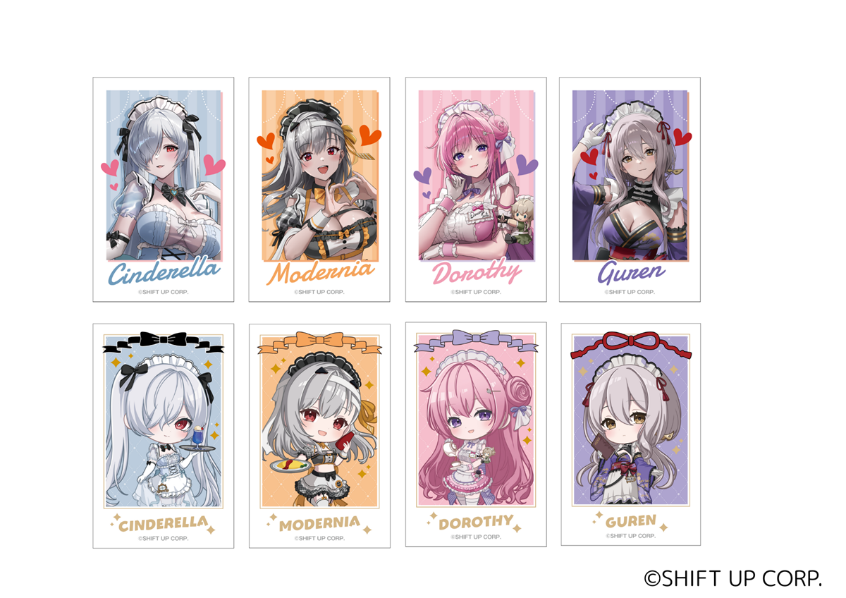 勝利の女神NIKKE コラボカフェ カード アイティーENT、『勝利の女神：NIKKE』とのコラボカフェをand GALLERY