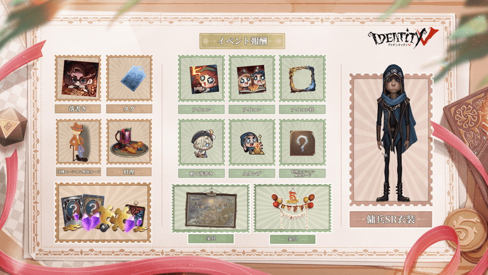 NetEase、『Identity V 第五人格』5周年記念イベント開催…10個の