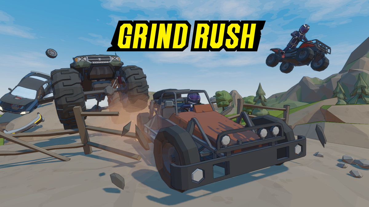 獨立遊戲開發人員和裝備發行越野賽車遊戲“ Grind Rush”