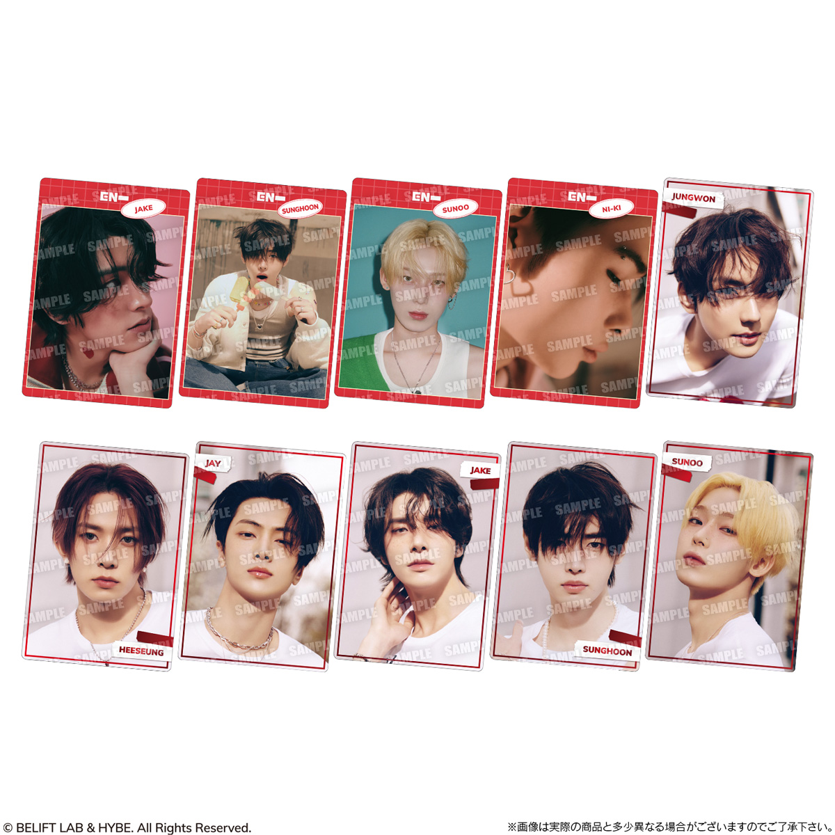 バンダイ、ENHYPEN 2nd Studio Album『ROMANCE : UNTOLD』のガシャポン