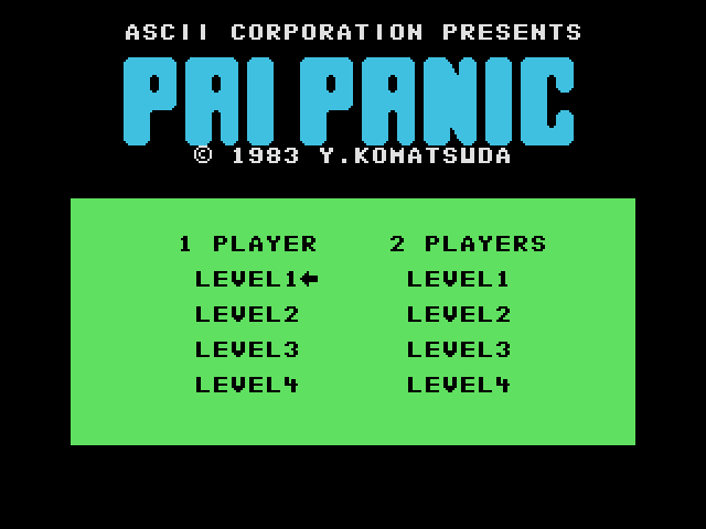 D4 Enterprise添加“ pypanic”（MSX版本）到無限的複古遊戲應用程序“ Picopico”